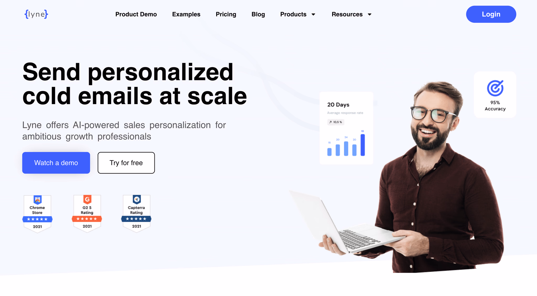 Lyne homepage