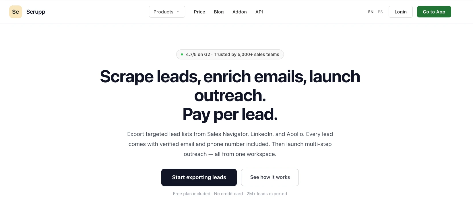 Scrupp homepage