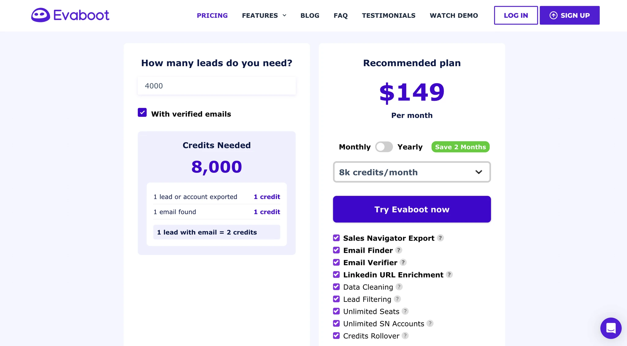Evaboot pricing
