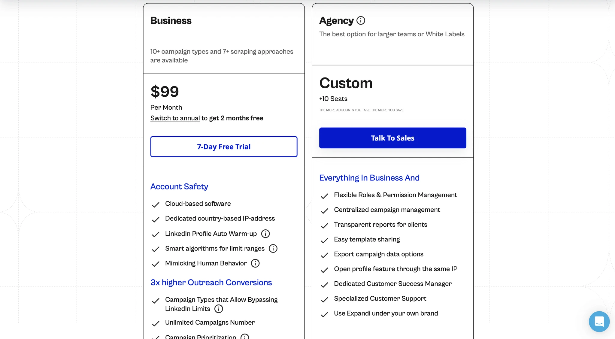 Expandi pricing