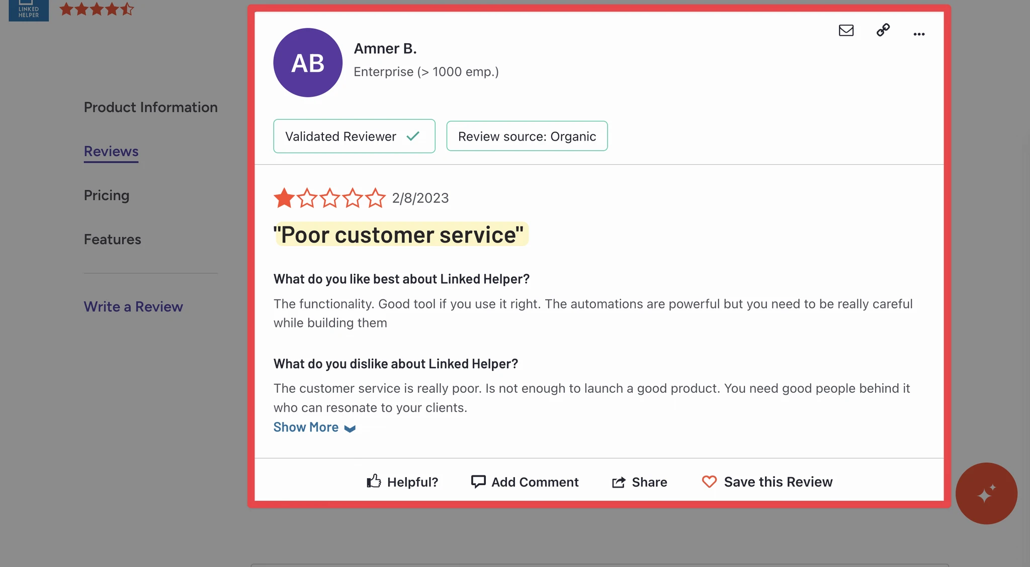 Linked Helper review
