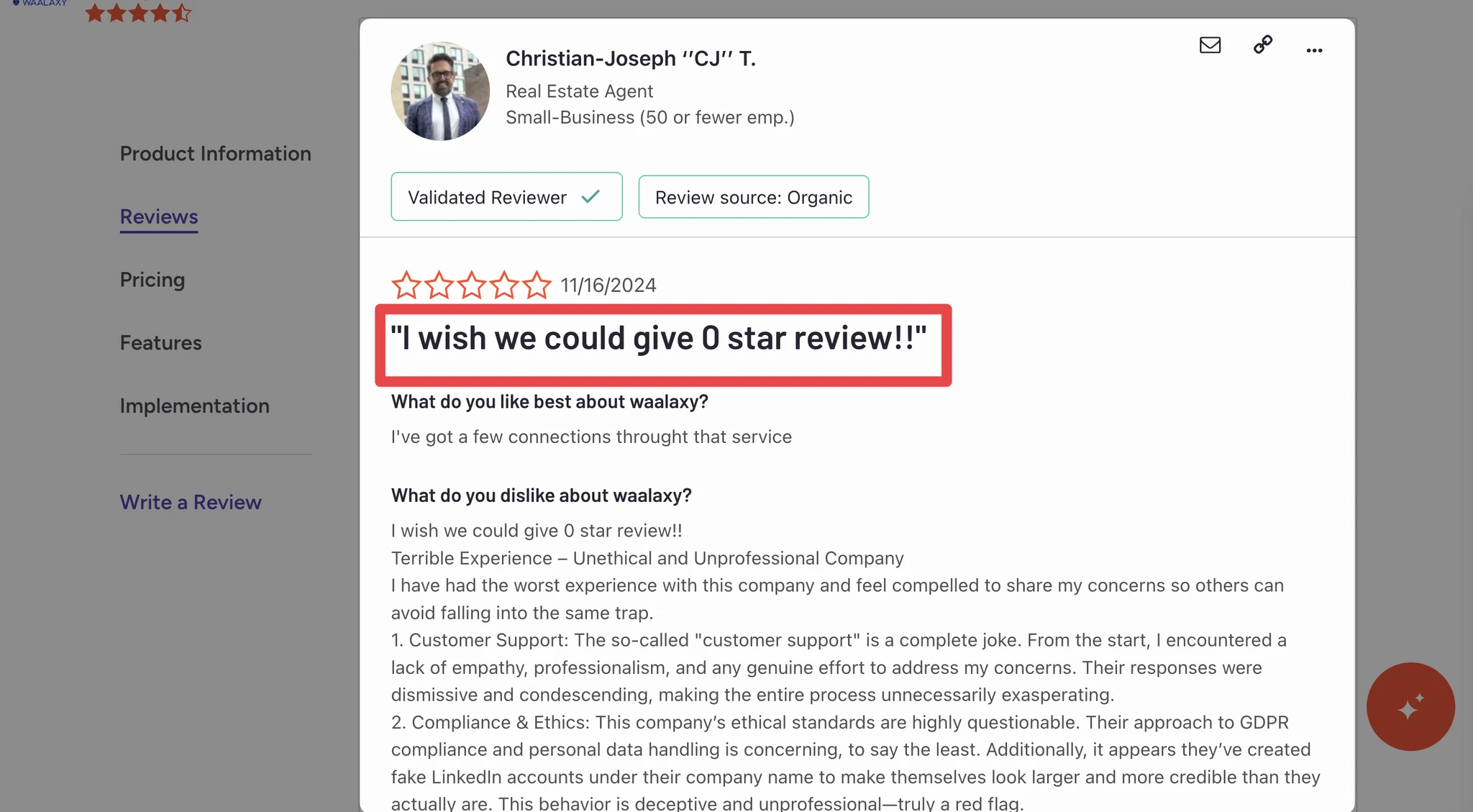 Waalaxy review
