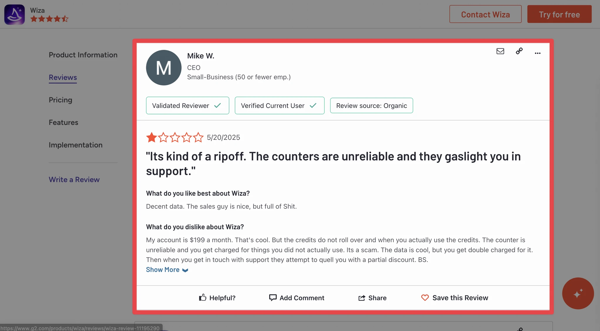 Wiza review