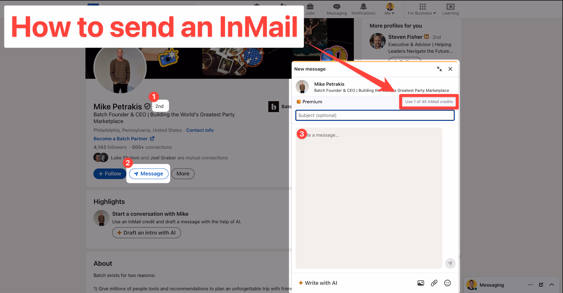 What Are LinkedIn InMail Credits?