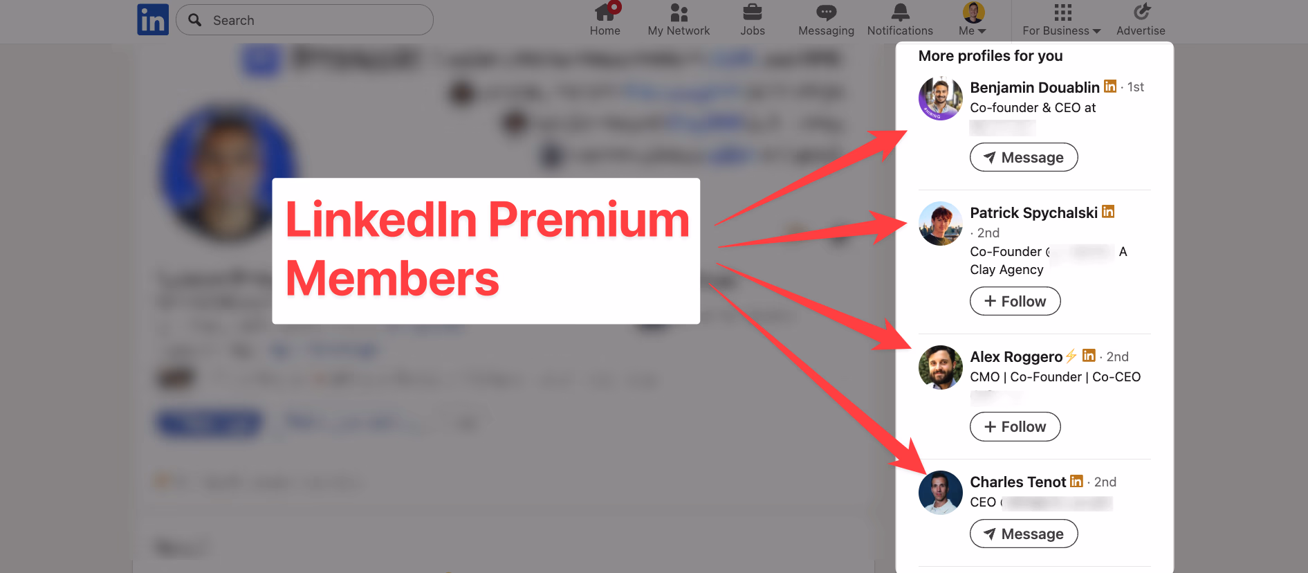 LinkedIn Premium Members