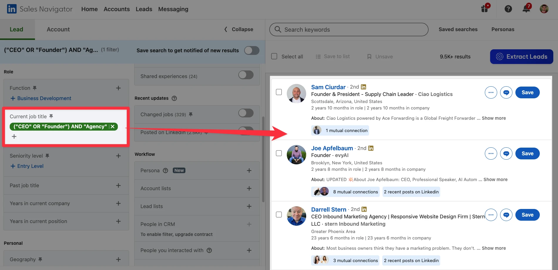 How to find agency leads on LinkedIn Sales Navigator