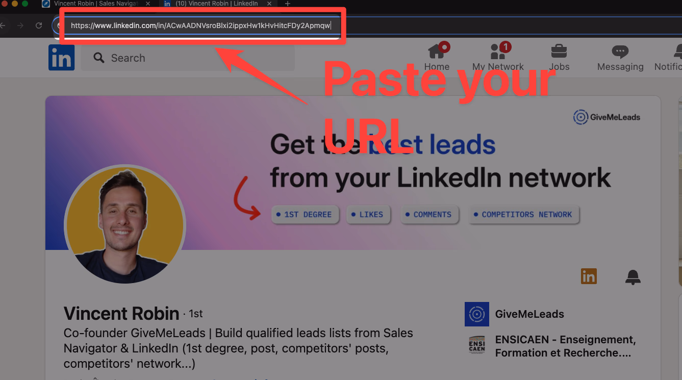 LinkedIn URL
