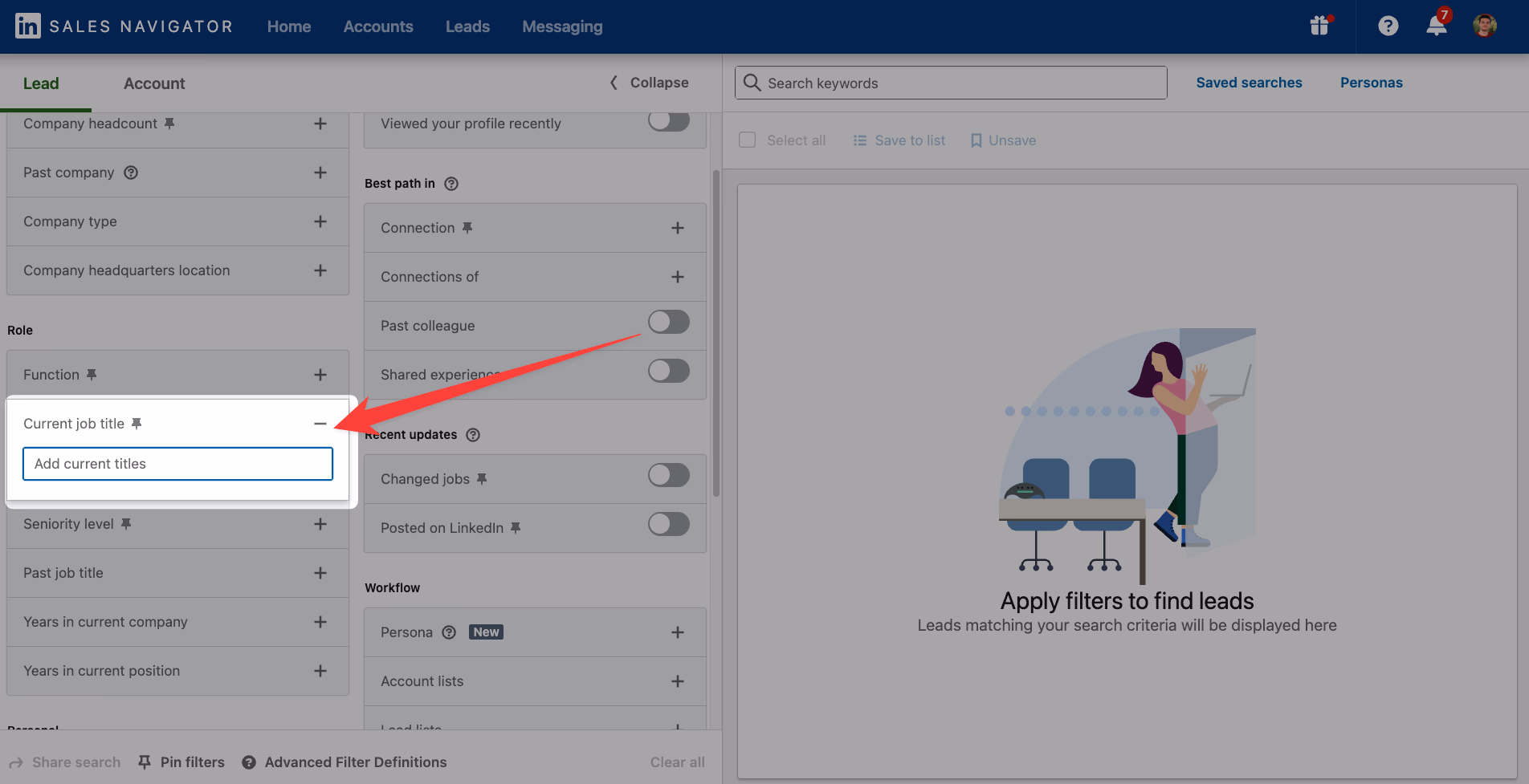 How to Identify a CEO or Founder on LinkedIn Sales Navigator