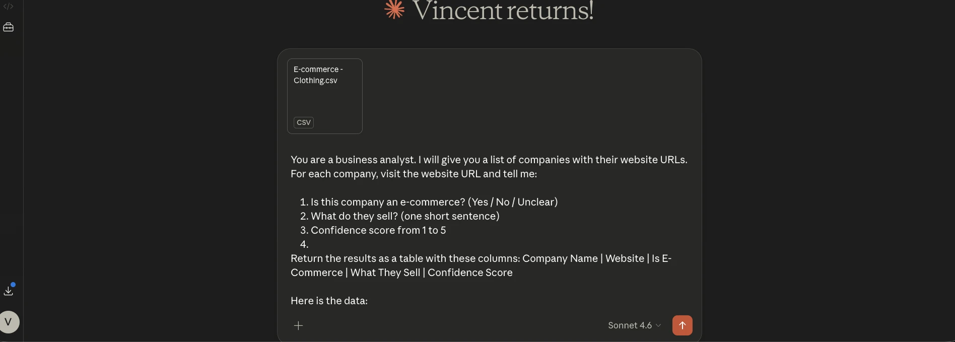 Use AI to Verify If the Company Is Really an E-Commerce