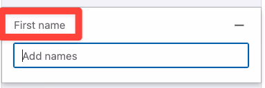 First name filter on LinkedIn Sales Navigator