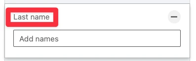 Last name filter on LinkedIn Sales Navigator