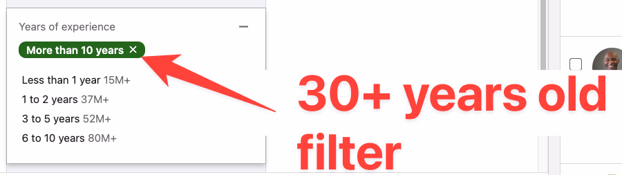 How to target experienced profiles on LinkedIn Sales Navigator