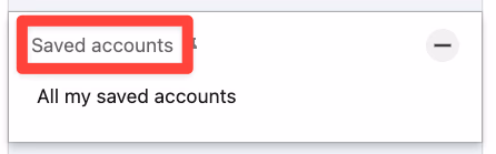 Saved accounts filter on LinkedIn Sales Navigator