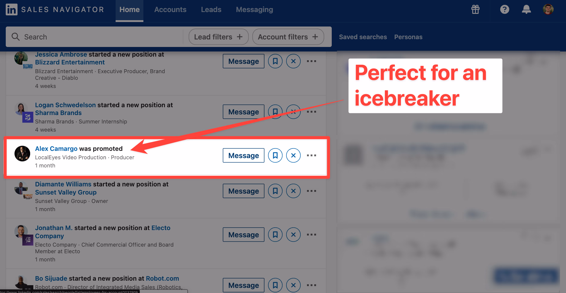 How to use Sales Navigator alerts for lead generation