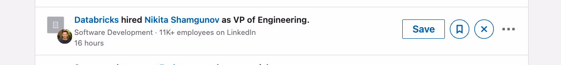 New decision makers alerts on LinkedIn Sales Navigator