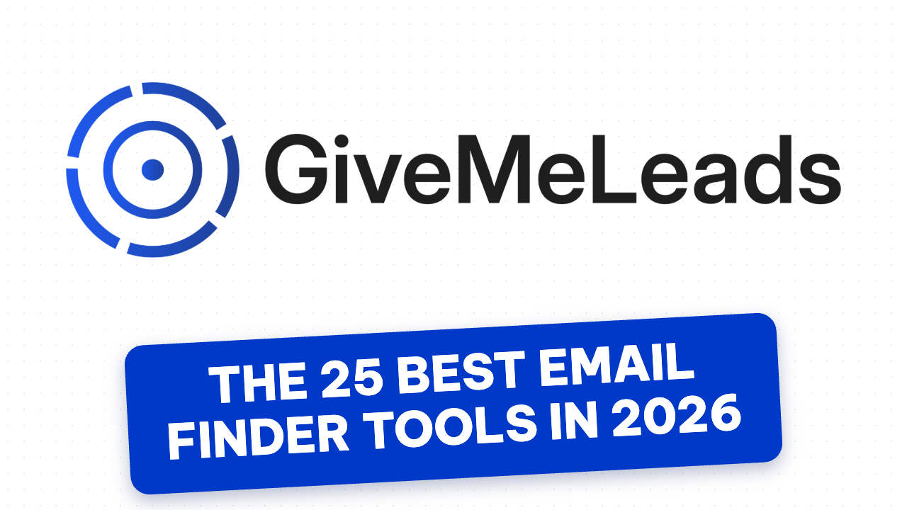 The 25 Best Email Finder Tools in 2026