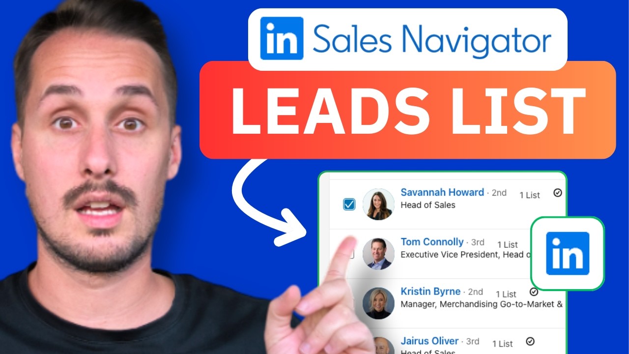 How to Create Lead List on LinkedIn Sales Navigator